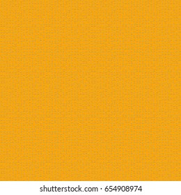 Abstract classic seamless pattern with golden elements on a yellow background. Vintage floral vector ornament.