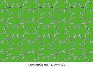 abstract classic silver  pattern. silver ornament in arabian style. Pattern wallpapers and for backgrounds. A popular trend in interior decoration. Vector illustration 