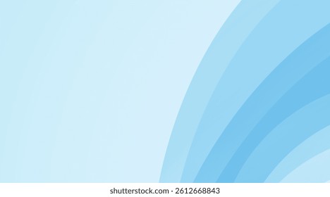 Abstract clean blue soft light lines modern background vector illustration 