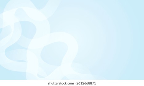 Abstract clean blue soft light lines modern background vector illustration 
