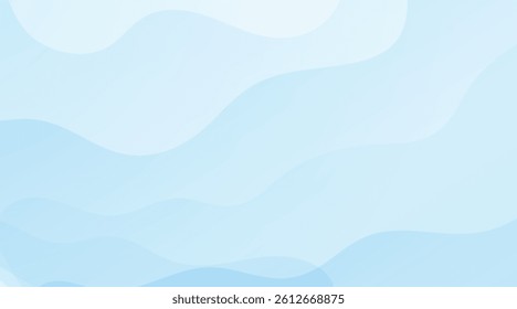 Abstract clean blue soft light lines modern background vector illustration 