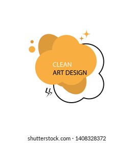 Abstract clean color logo template
