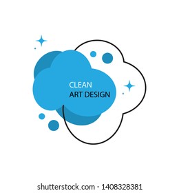 Abstract clean color logo template