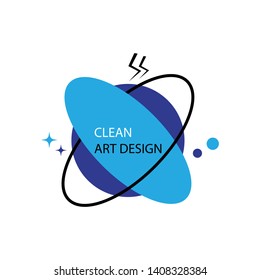 Abstract clean color logo template