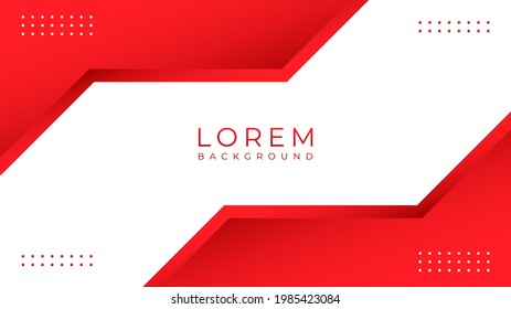 abstract clean red business background web template banner minimal style 