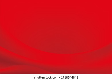Abstract Clean Red Mesh Gradient Background Design, Red Background with Copy Space for Text Template Vector