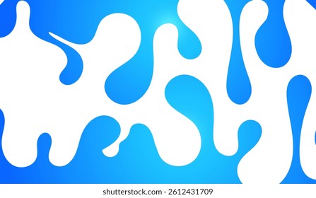 Abstract Clean Splash Blue Water Background