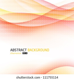 Abstract clean vector wave background.