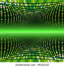 Abstract Clean Vector Wave Background. Disco retro