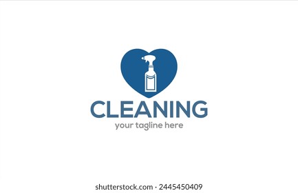 Abstract Cleaning Logo Template. Vector Illustrator