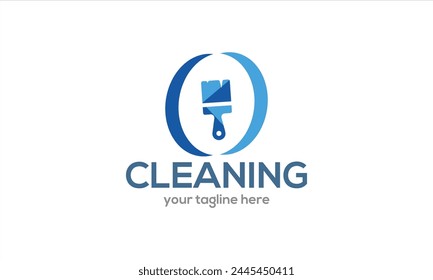 Abstract Cleaning Logo Template. Vector Illustrator