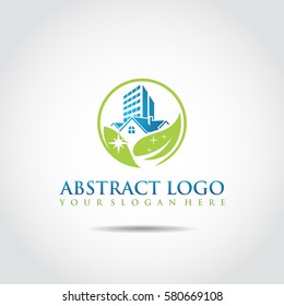 Abstract Cleaning logo template. Vector illustrator eps.10