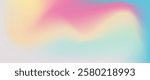 Abstract clear blue sky. Pastel rainbow. Light blue, pink and yellow color vector banner. Pastel gradient sky pattern. Blurred light fuzz colorful gradient background. Vector soft horizontal backdrop