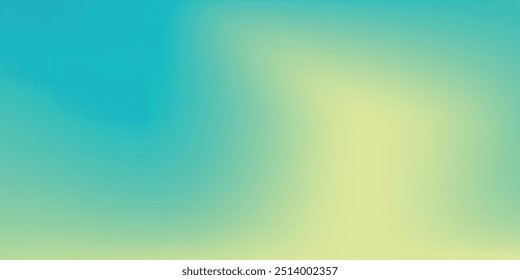 Abstract clear blue sky. Pastel rainbow. Light blue, pink and yellow color vector banner. Pastel gradient sky pattern. Blurred light fuzz colorful gradient background. 