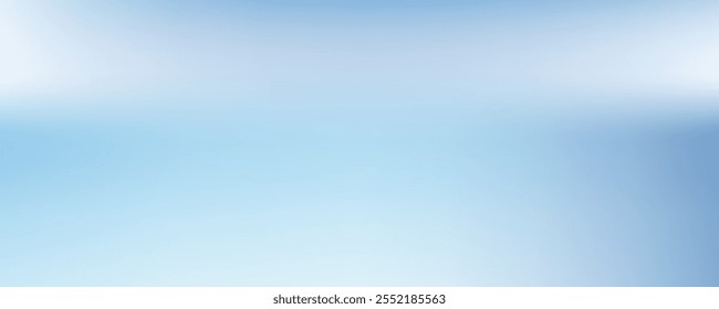 Abstract clear blue sky. Pastel rainbow. Light blue, pink and yellow color vector banner. Pastel gradient sky pattern.