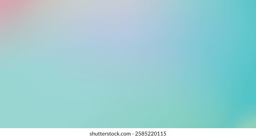 Abstract clear blue sky. Pastel rainbow. Light blue, pink and yellow color vector banner. Pastel gradient sky pattern. Blurred light fuzz colorful gradient background. Vector soft horizontal backdrop