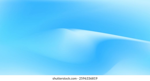 Abstract clear blue sky. Pastel rainbow. Light blue, pink and yellow color vector banner. Pastel gradient modern