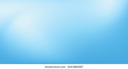 Abstract clear blue sky. Pastel rainbow. Light blue, pink and yellow color vector banner. Pastel gradient sky  arts design