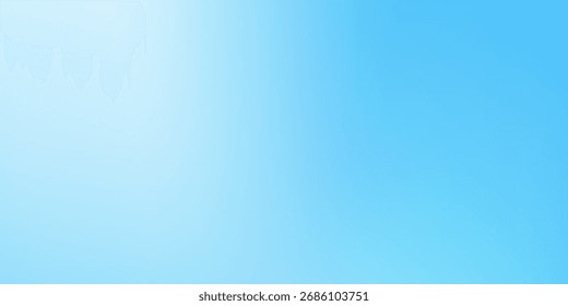 Abstract clear blue sky. Pastel rainbow. Light blue white color vector banner. modern simple white natural