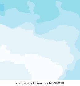Abstractas fondo de textura de cielo claro con nubes en un estilo plano. Ilustración vectorial.