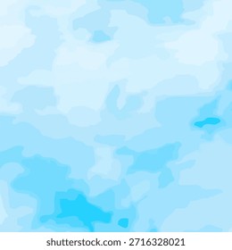 Abstrakter klarer Himmelsstrukturhintergrund mit Wolken im flachen Stil. Vektorgrafik.