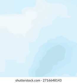 Abstract clear sky texture background with clouds in a flat style. Vector illustration.
