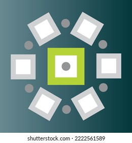 Abstract Clipart frame template design art