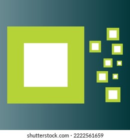 Abstract Clipart frame template design art