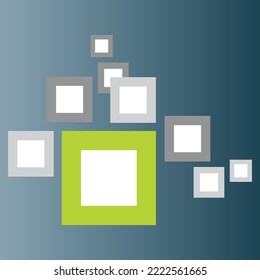 Resumen del diseño de la plantilla de marco de Clipart