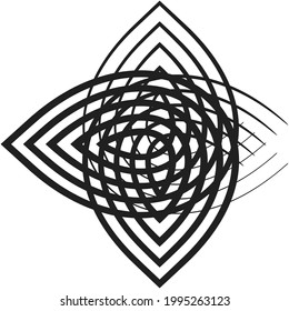 Abstract clip-art, motif. Abstract vector illustration element
