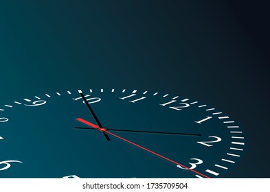 Abstract Clock background. Vector illustration