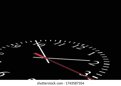 Abstract Clock background. Vector illustration