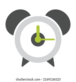 Abstract clock icon design and symbol art