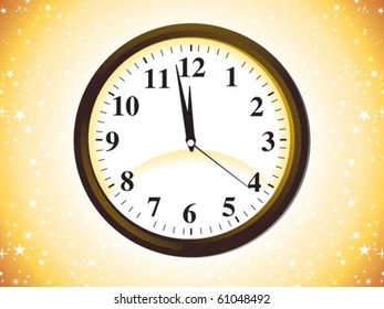 abstract clock icon vector illustration