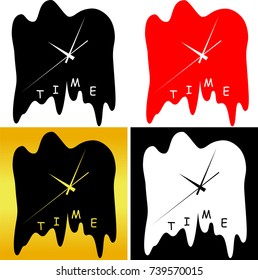abstract clock / time / business logo