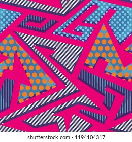 Abstract cloth geometric pattern