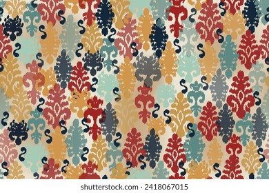 abstract cloth motif patterns, abstract ikat, abstract backgrounds, carpet motifs.
