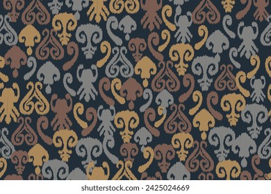 abstract cloth motif patterns, abstract ikat, abstract backgrounds, carpet motifs.
