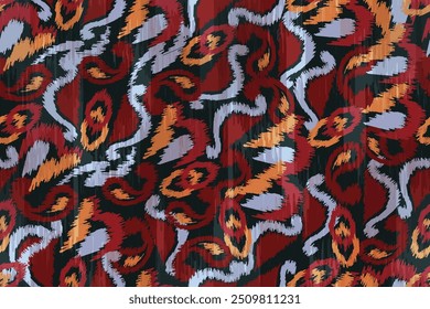 abstract cloth motif patterns, abstract ikat, abstract backgrounds, carpet motifs
