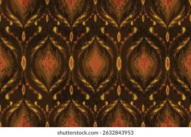 Patrones de motivos de tela abstractos, ikat abstracto, fondos abstractos, motivos de alfombra.
