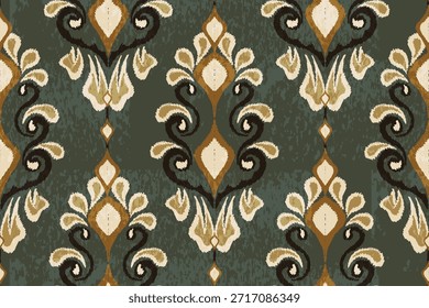 Patrones de motivos de tela abstractos, ikat abstracto, fondos abstractos, motivos de alfombra.

