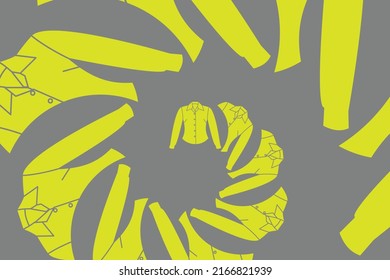 Abstract clothes background design art