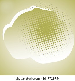Abstract Cloud Geometric Shapes Dots on Fluid Gradient Elements