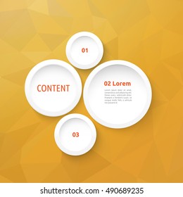 Abstract Cloud of Info  Rings for Your Digital Presentation
