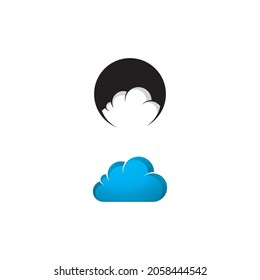 Abstract cloud logo icon vector template design