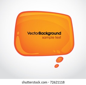 Abstract cloud shaped background
