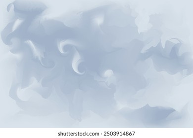 Abstract cloud sky blue watercolor background. 
