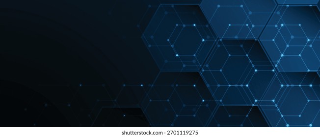 Abstract cloud technology background. Futuristic network computing