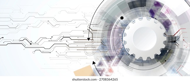 Fondo Abstractas de la tecnología de la nube. Computación en red futurista
