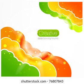 Abstract clouds background